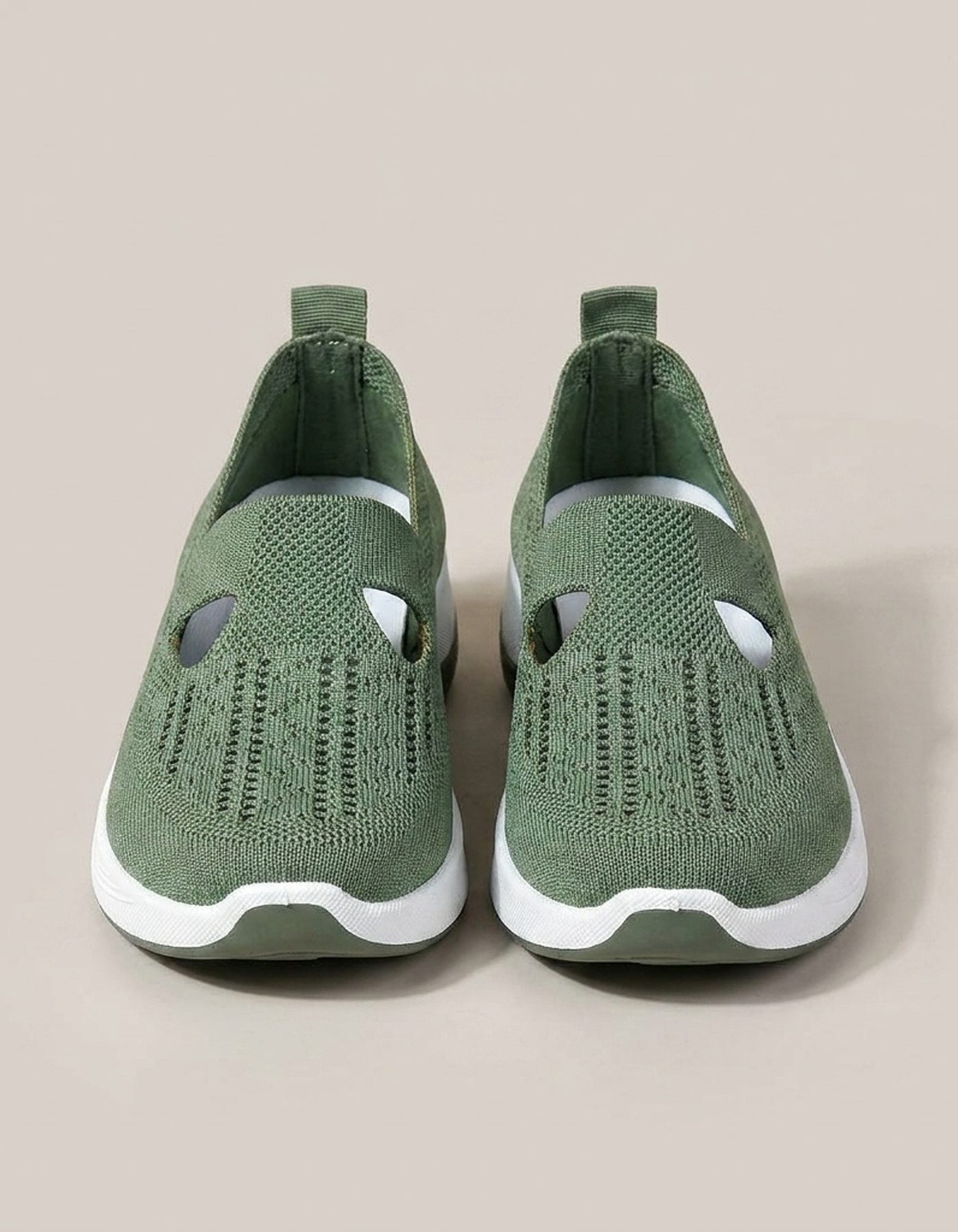 PLUXSTYLE::numise::daria-supportive-slip-on-shoes::pack-green