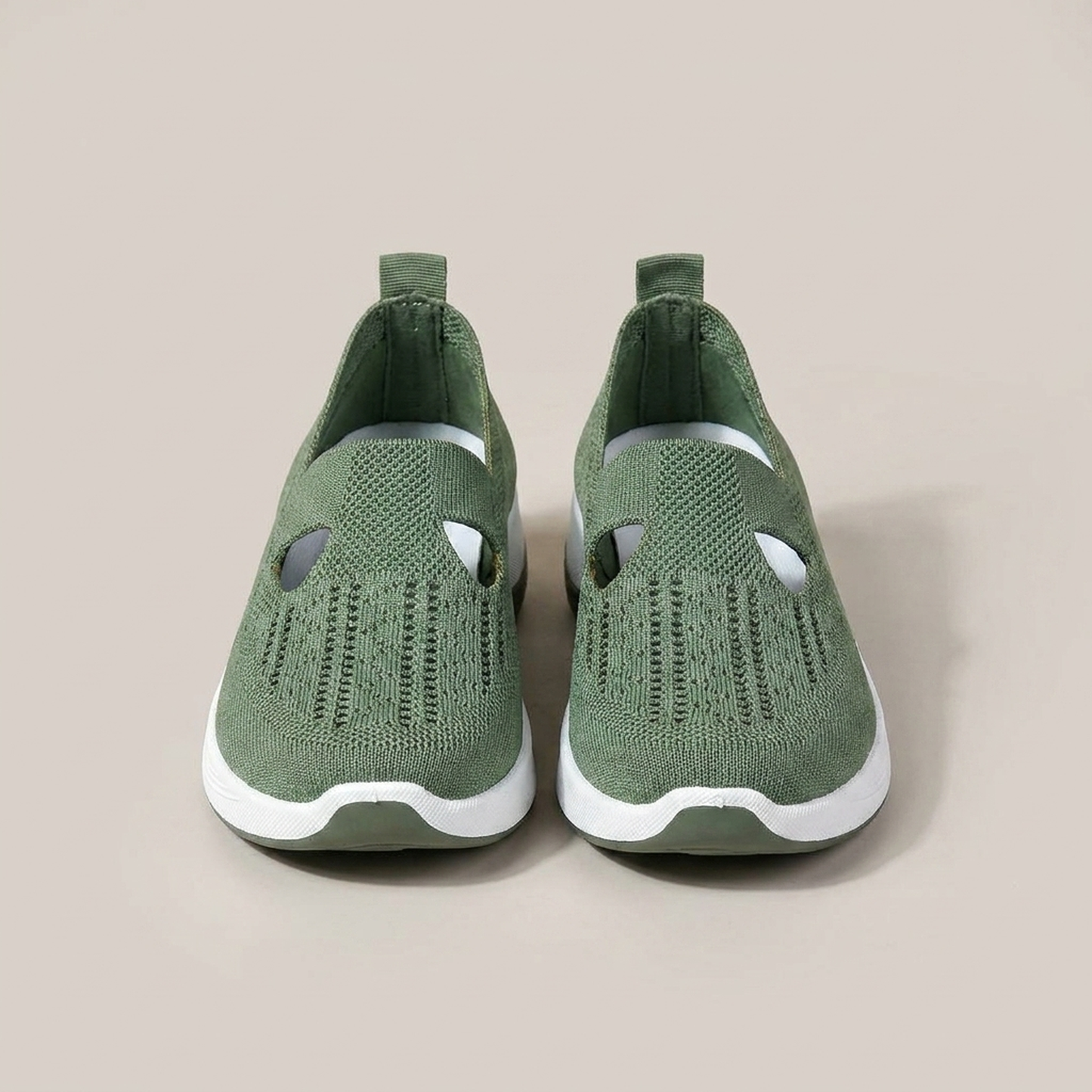 PLUXSTYLE::numise::daria-supportive-slip-on-shoes::pack-green