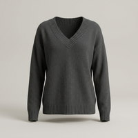 PLUXSTYLE::numise::celestia-relaxed-turtleneck-sweater::pack-dark-gray
