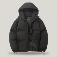 PLUXSTYLE::numise::mens-classic-hooded-parka::pack-black