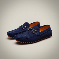 PLUXSTYLE::numise::mens-perforated-everyday-loafers::closeup-detail