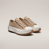 PLUXSTYLE::numise::daisy-lace-up-platform-sneakers::closeup-detail