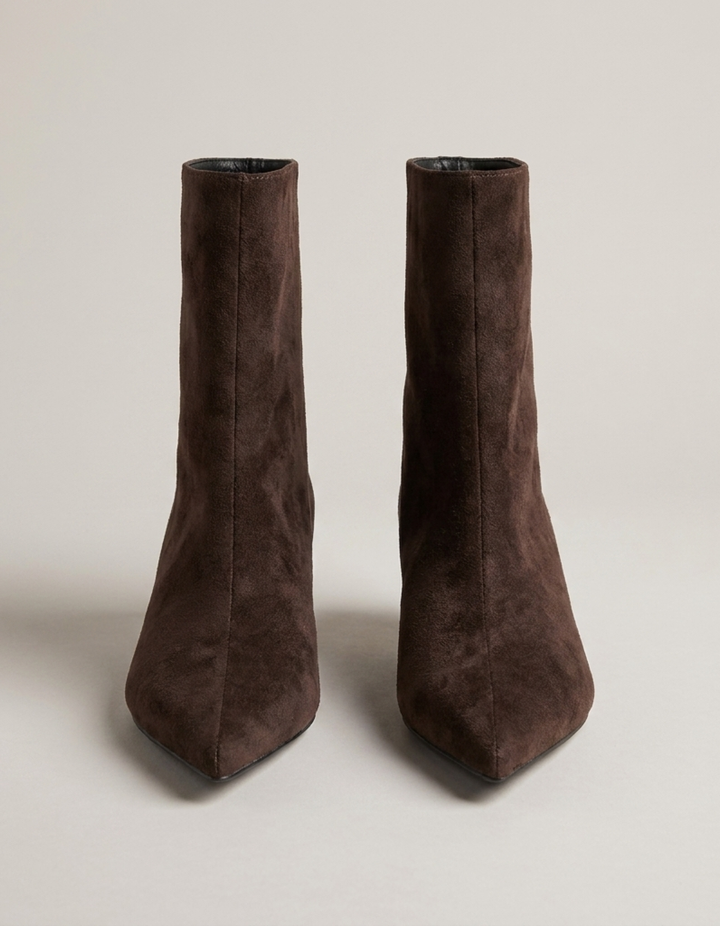 PLUXSTYLE::numise::refined-kitten-heel-ankle-boots::pack-brown