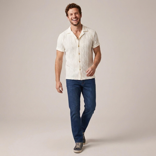 PLUXSTYLE::numise::mens-short-sleeve-top::front