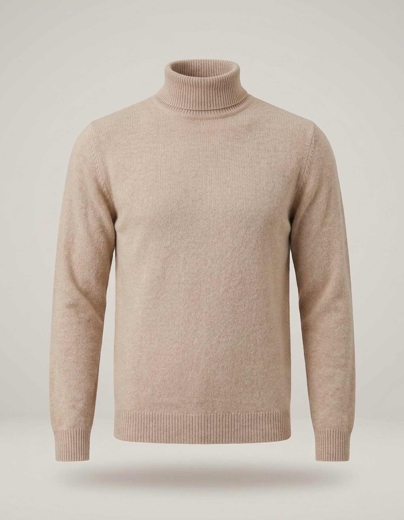 PLUXSTYLE::numise::mens-everyday-roll-neck-sweater::pack-beige