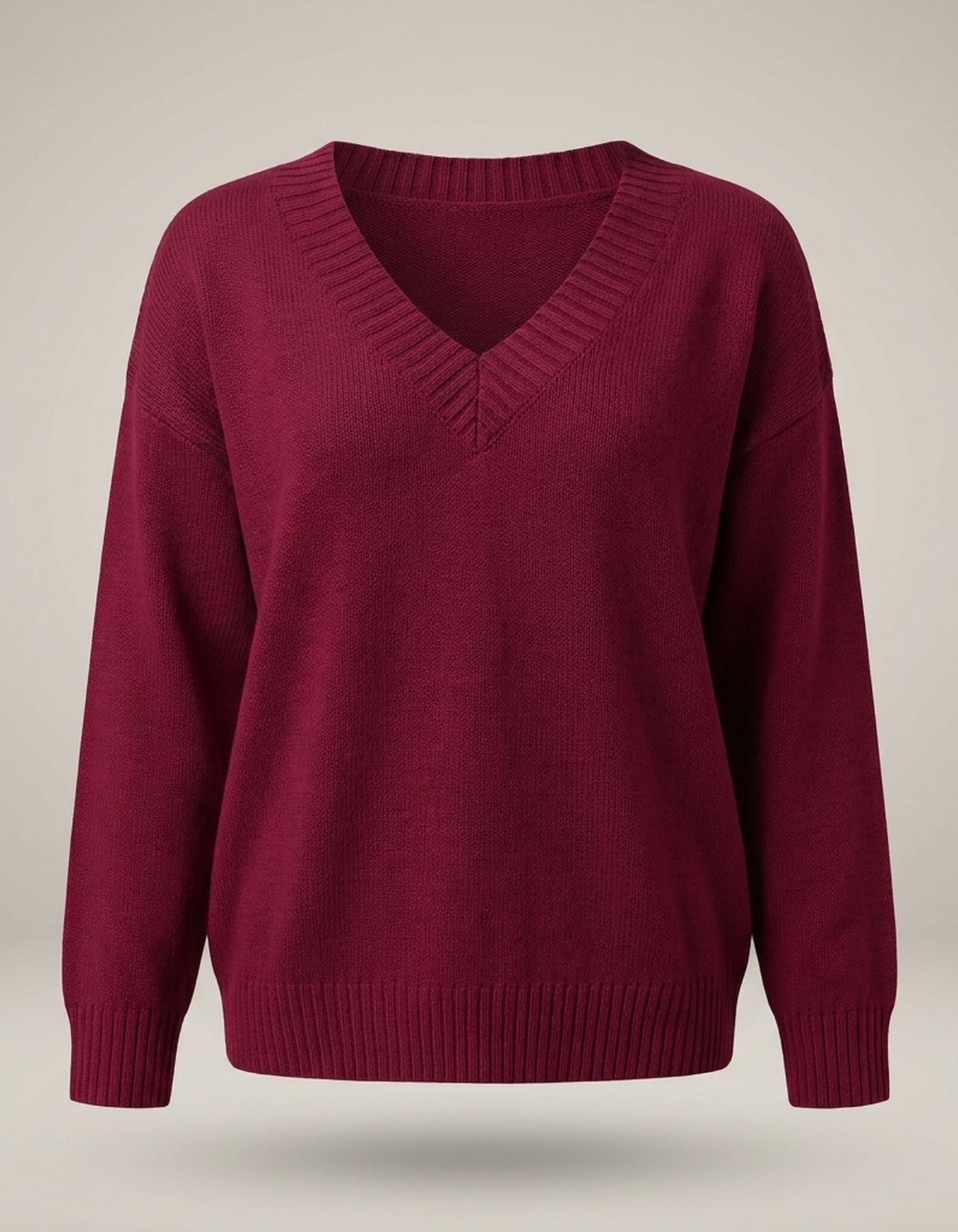 PLUXSTYLE::numise::celestia-relaxed-turtleneck-sweater::pack-red