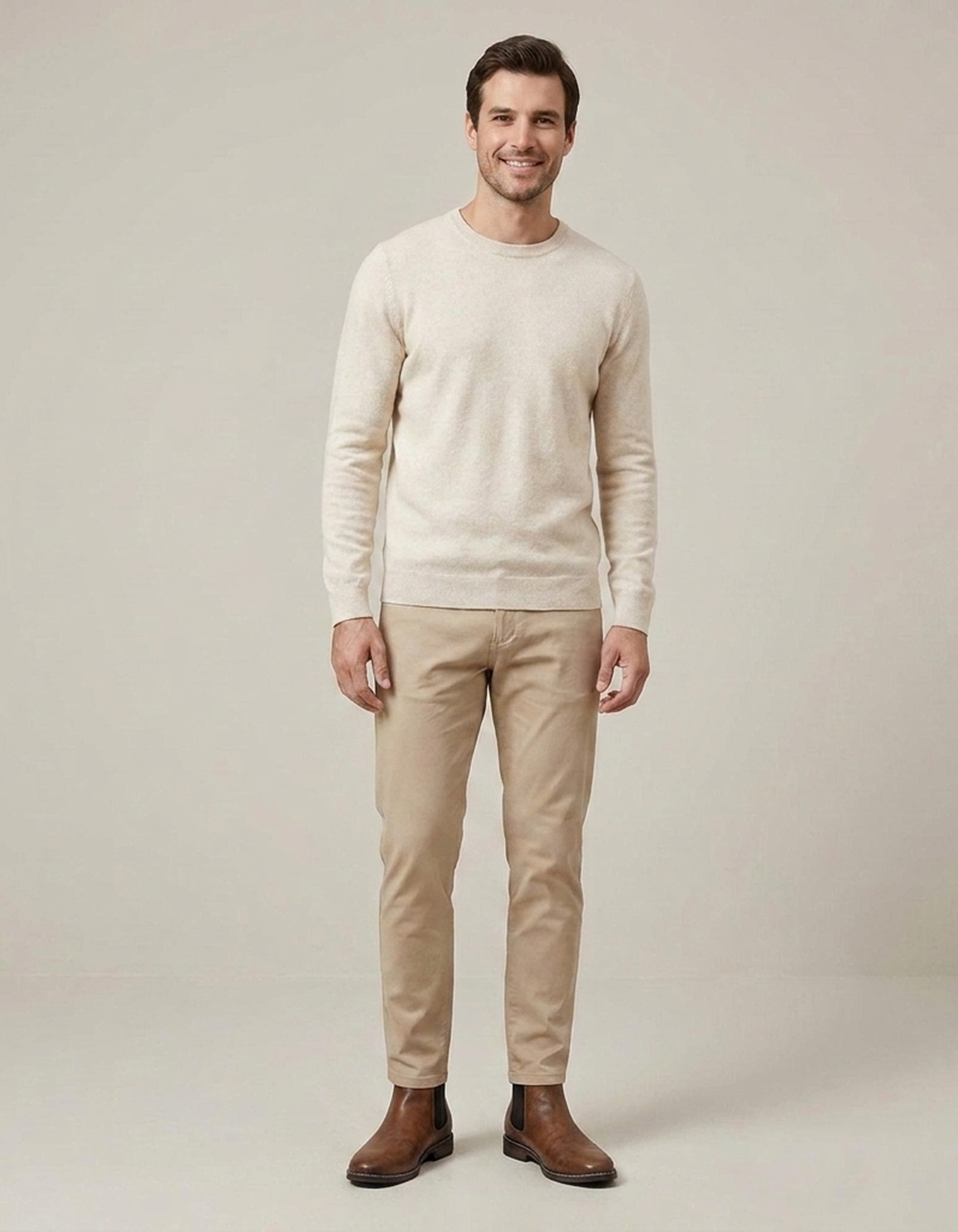 PLUXSTYLE::numise::saddle-brown-chelsea-boots::zoom-out