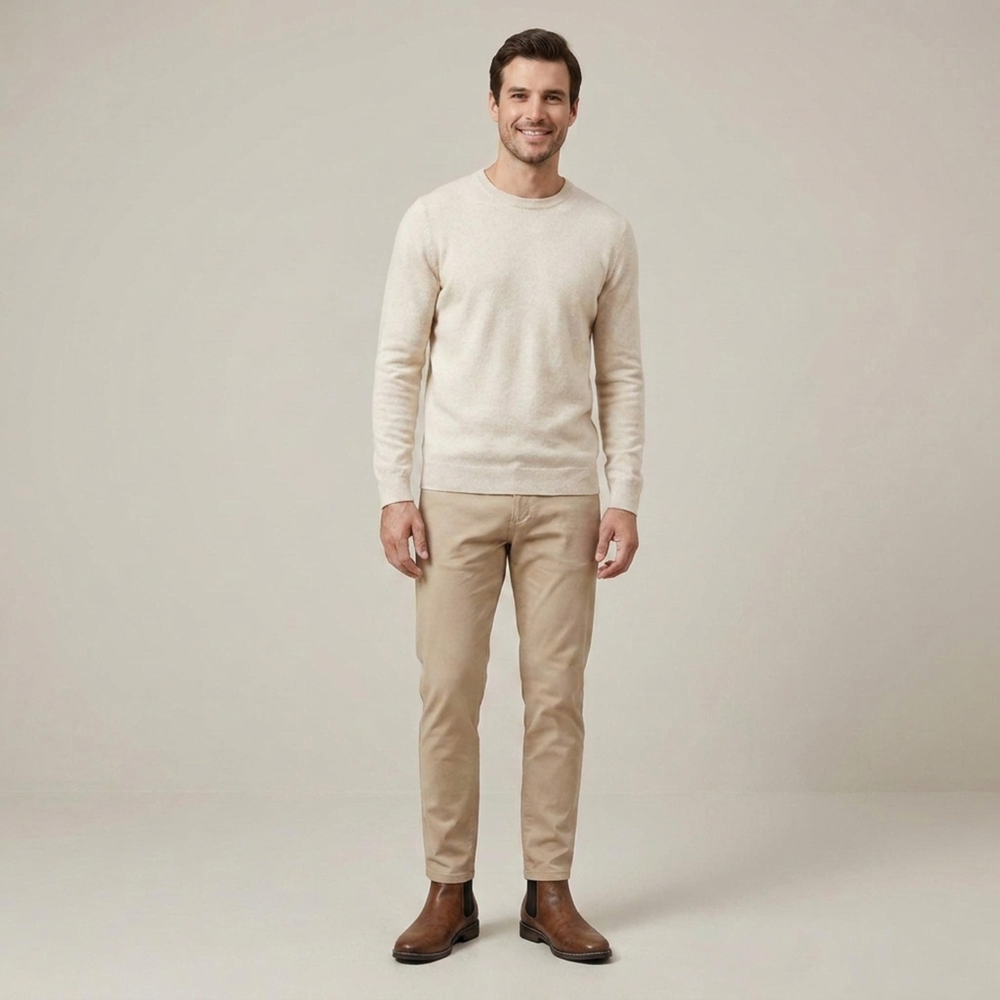 PLUXSTYLE::numise::saddle-brown-chelsea-boots::zoom-out