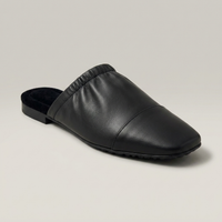 PLUXSTYLE::numise::womens-cap-toe-slip-on-mules::closeup-hero