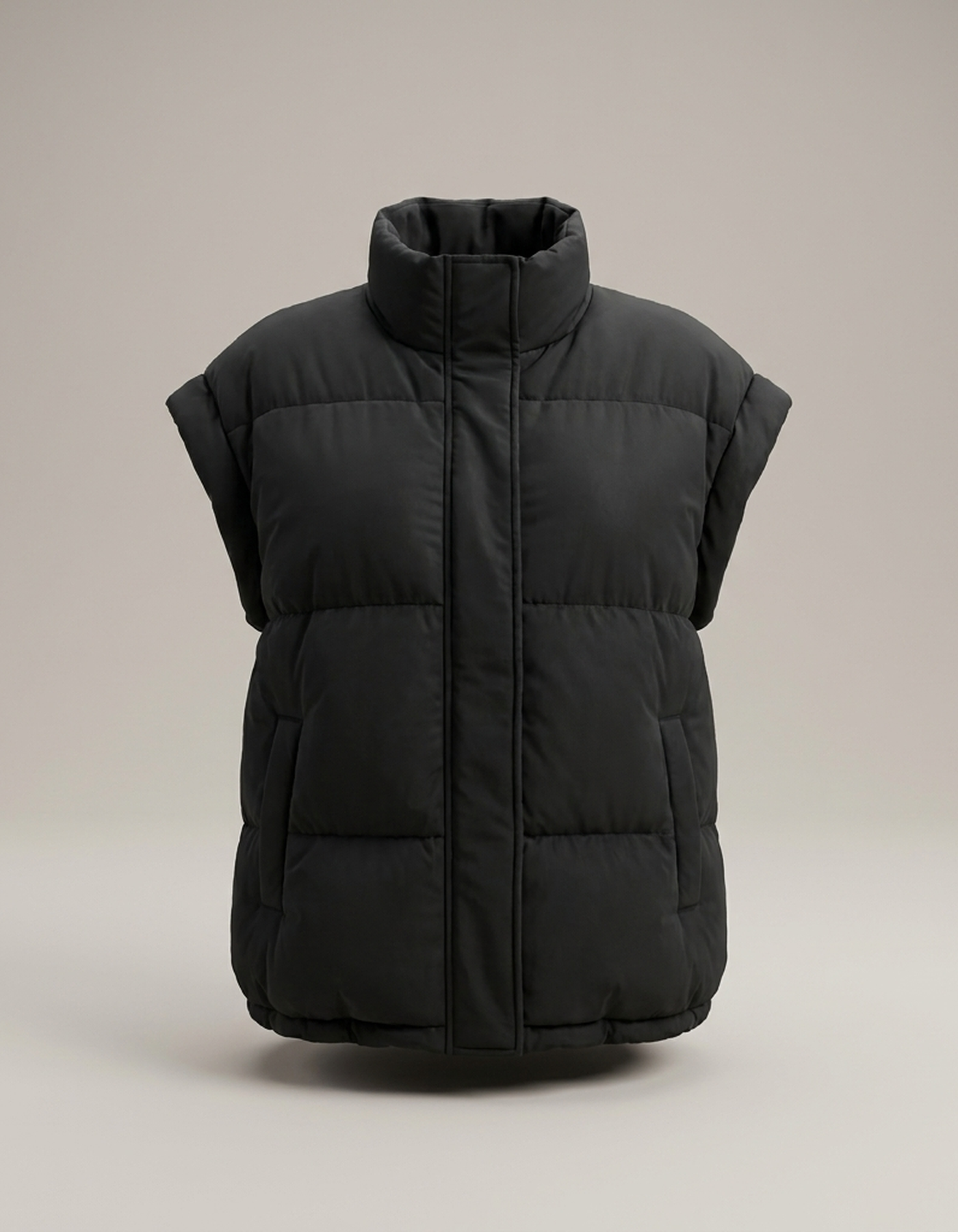 PLUXSTYLE::numise::stella-sleeveless-parka::pack-black