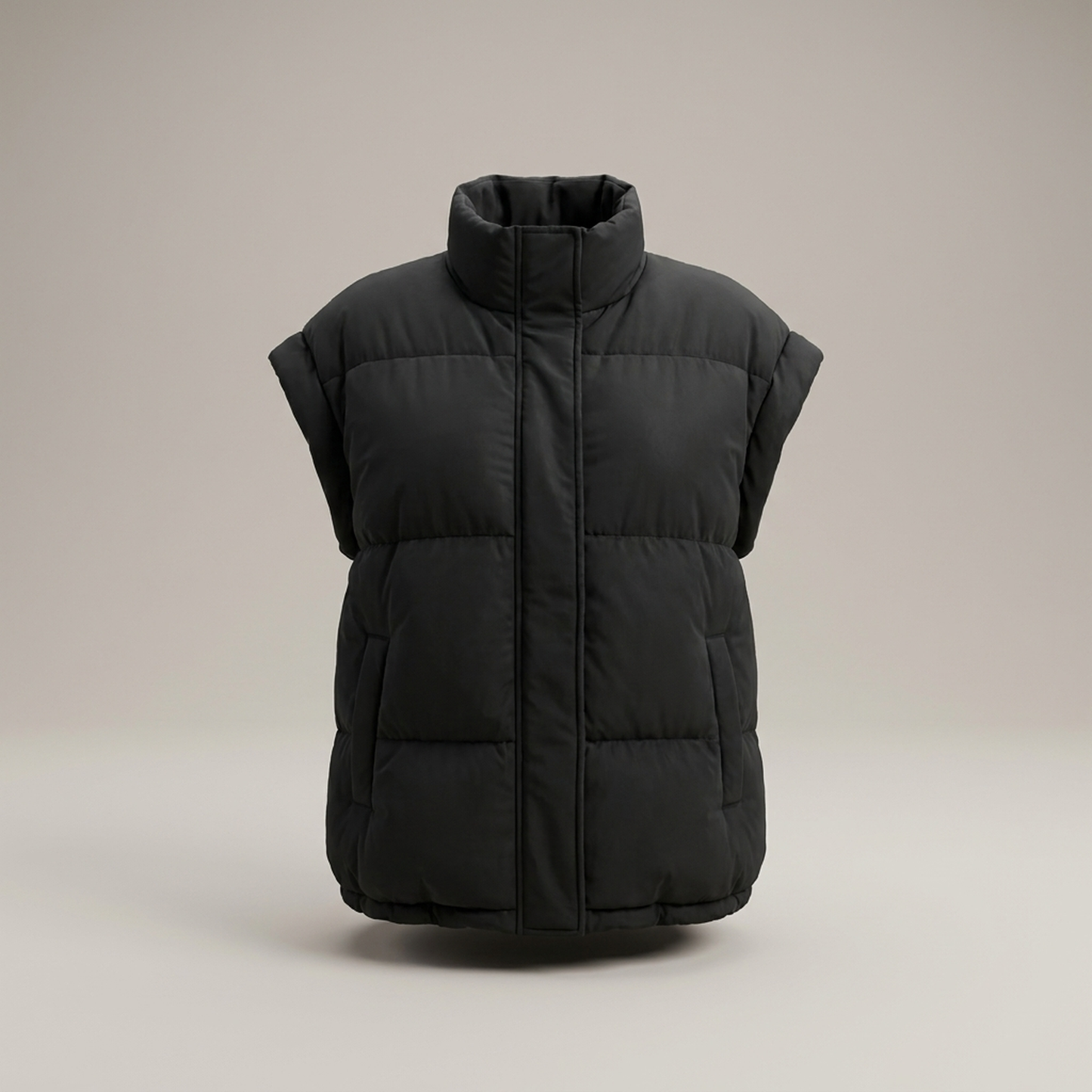 PLUXSTYLE::numise::stella-sleeveless-parka::pack-black