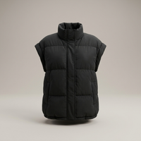 PLUXSTYLE::numise::stella-sleeveless-parka::pack-black