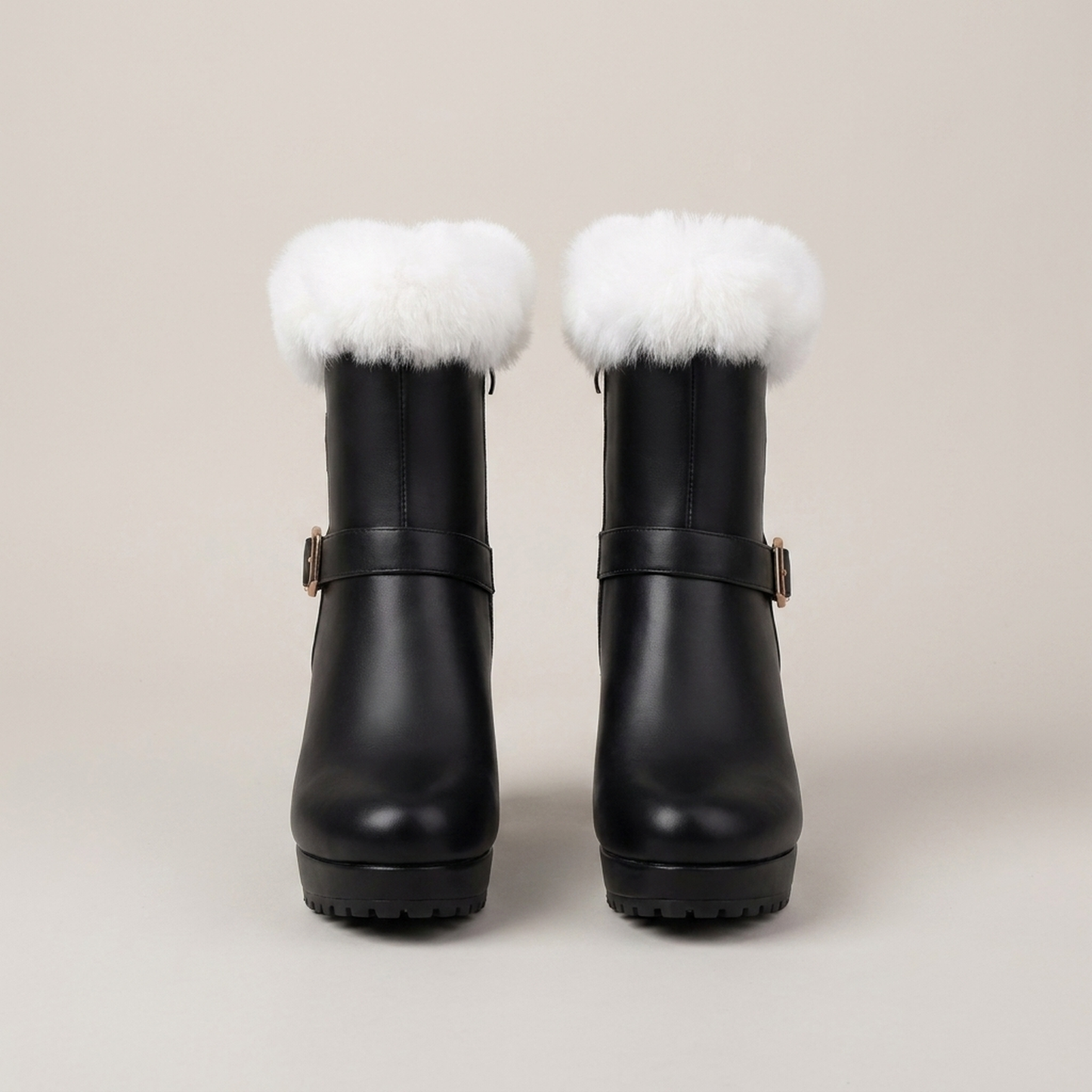 PLUXSTYLE::numise::cozy-platform-ankle-boots::pack-black
