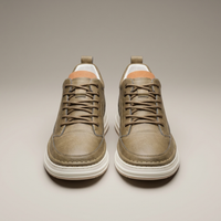 PLUXSTYLE::numise::mens-cushioned-everyday-trainers::pack-khaki