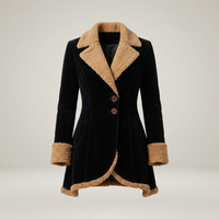 PLUXSTYLE::numise::tailored-button-front-parka::pack-black