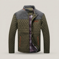 PLUXSTYLE::numise::mens-everyday-parka::pack-army-green