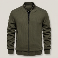 PLUXSTYLE::numise::mens-classic-bomber-parka::pack-green
