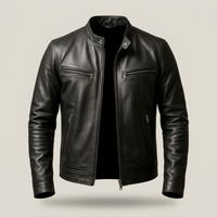 PLUXSTYLE::numise::mens-stand-collar-parka::pack-black