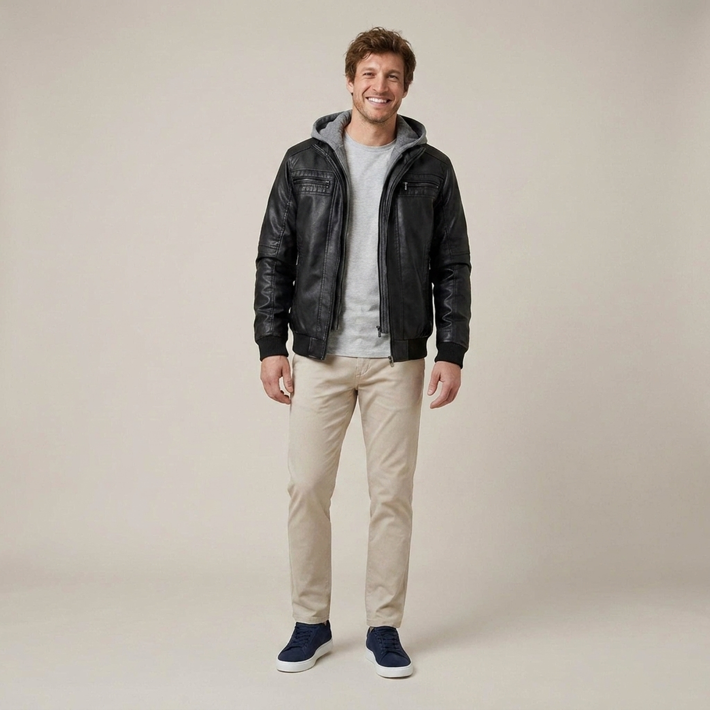 PLUXSTYLE::numise::mens-detachable-hood-parka-1::front