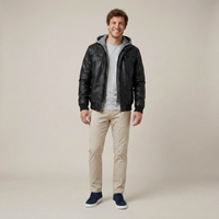 PLUXSTYLE::numise::mens-detachable-hood-parka-1::front