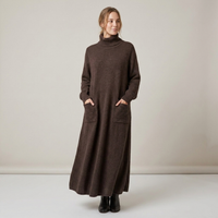 PLUXSTYLE::numise::alyndra-high-neck-maxi-dress::front