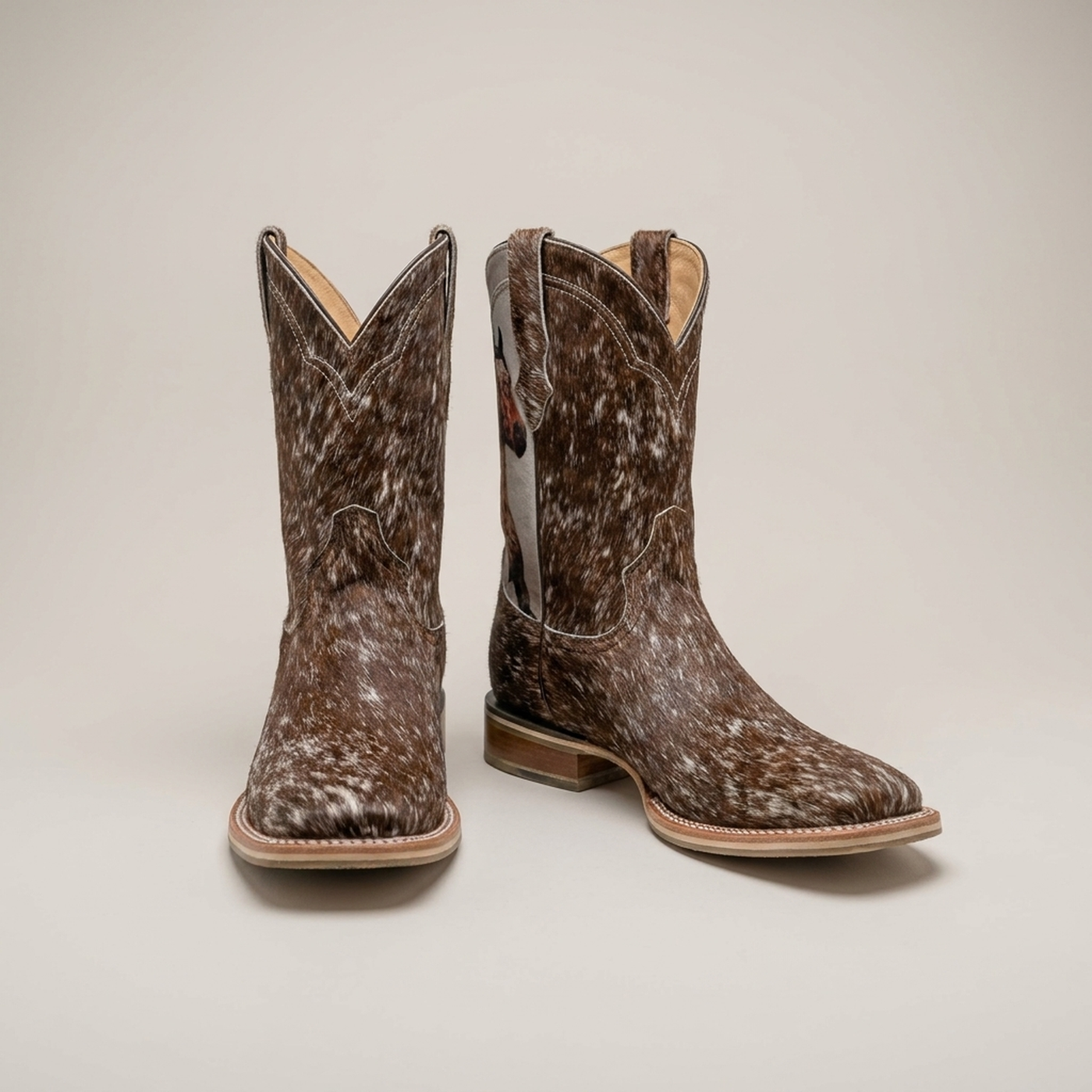 PLUXSTYLE::numise::mens-polished-brown-boots::pack-brown