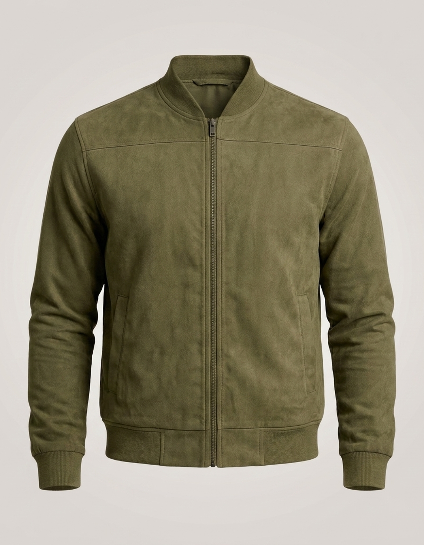 PLUXSTYLE::numise::modern-bomber-collar-parka::pack-green