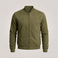 PLUXSTYLE::numise::modern-bomber-collar-parka::pack-green