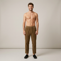 PLUXSTYLE::numise::mens-easy-waist-straight-leg-pants-1::front