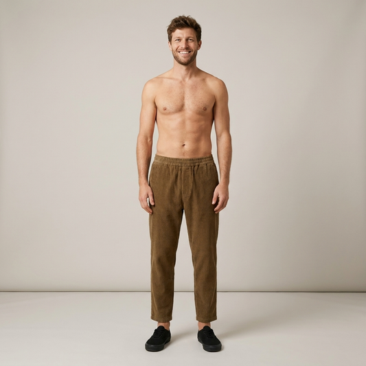 PLUXSTYLE::numise::mens-easy-waist-straight-leg-pants-1::front