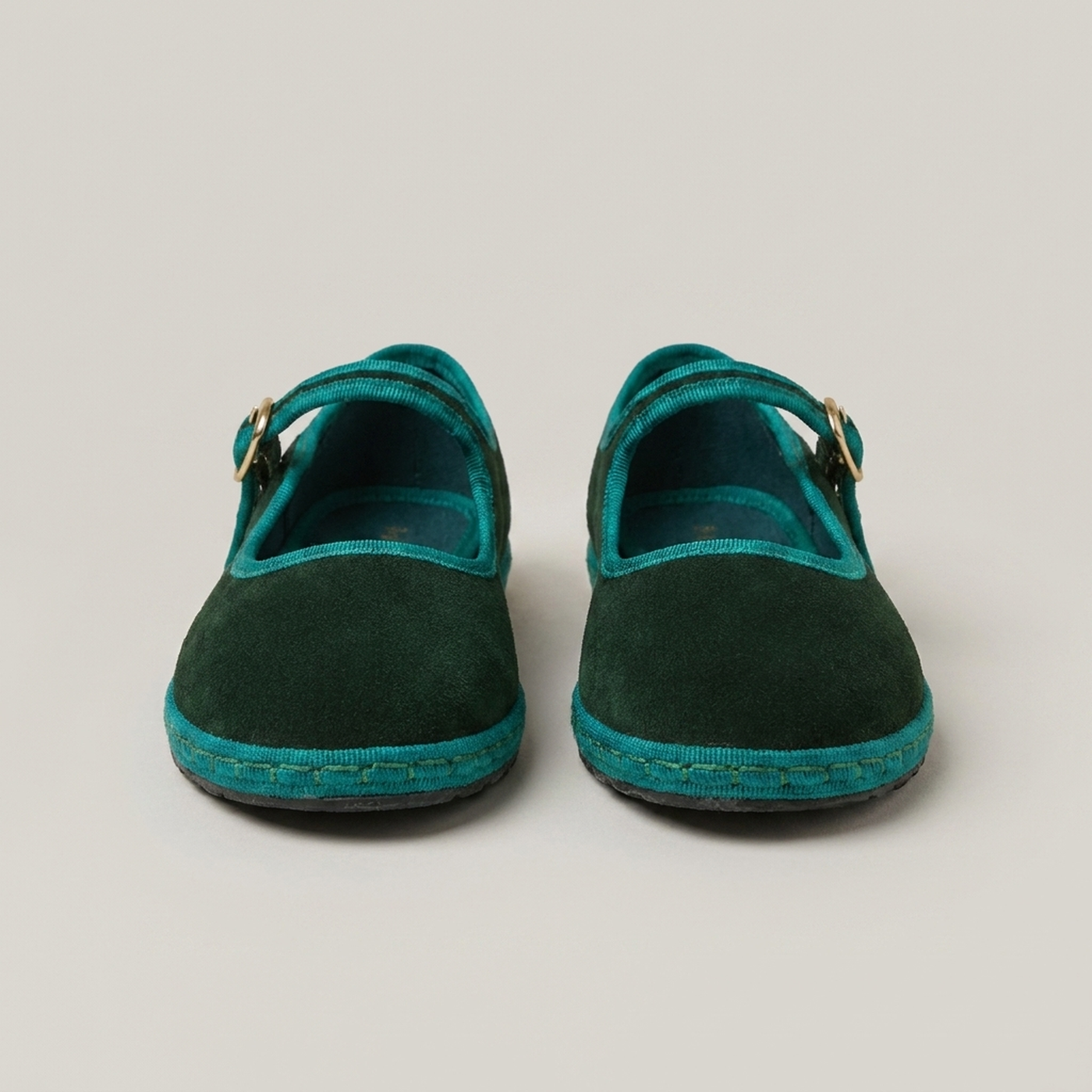 PLUXSTYLE::numise::adjustable-strap-mary-jane-footwear::pack-green