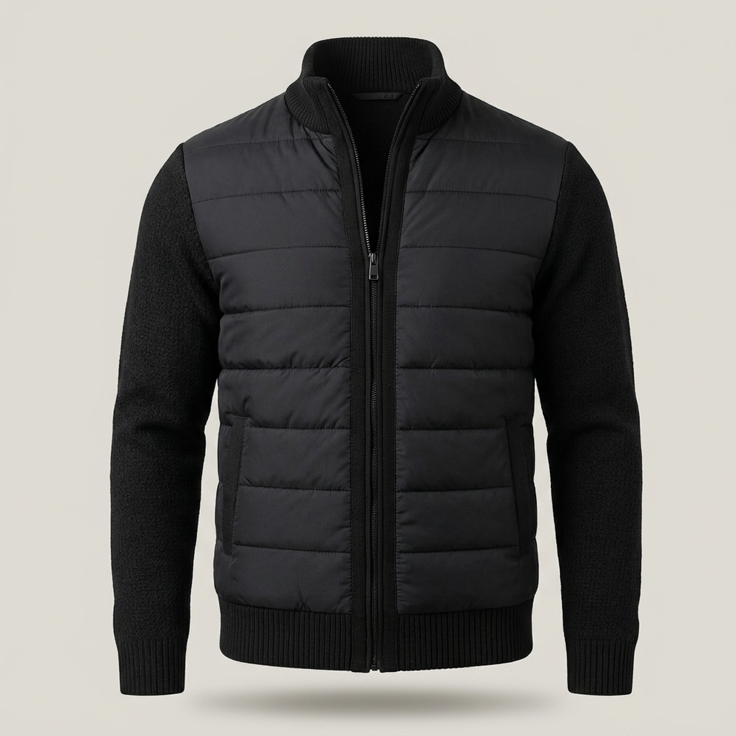 PLUXSTYLE::numise::easy-fit-mens-parka::pack-black