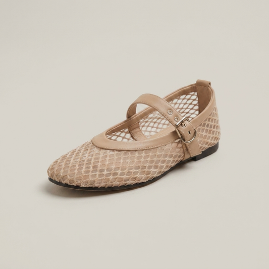 PLUXSTYLE::numise::round-toe-summer-mary-jane-shoes::closeup-hero