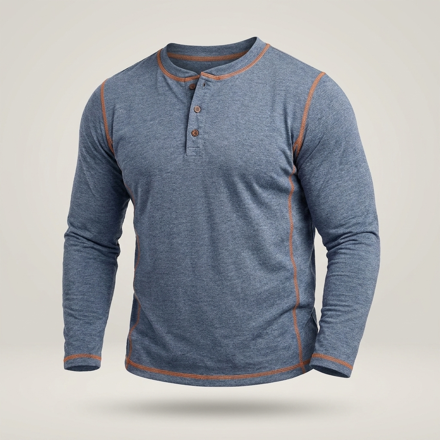 PLUXSTYLE::numise::mens-regular-fit-henley-top::pack-blue