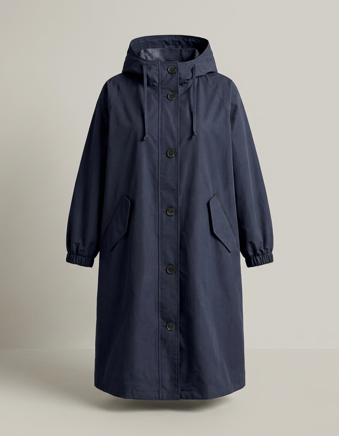 PLUXSTYLE::numise::relaxed-fit-city-parka::pack-navy-blue