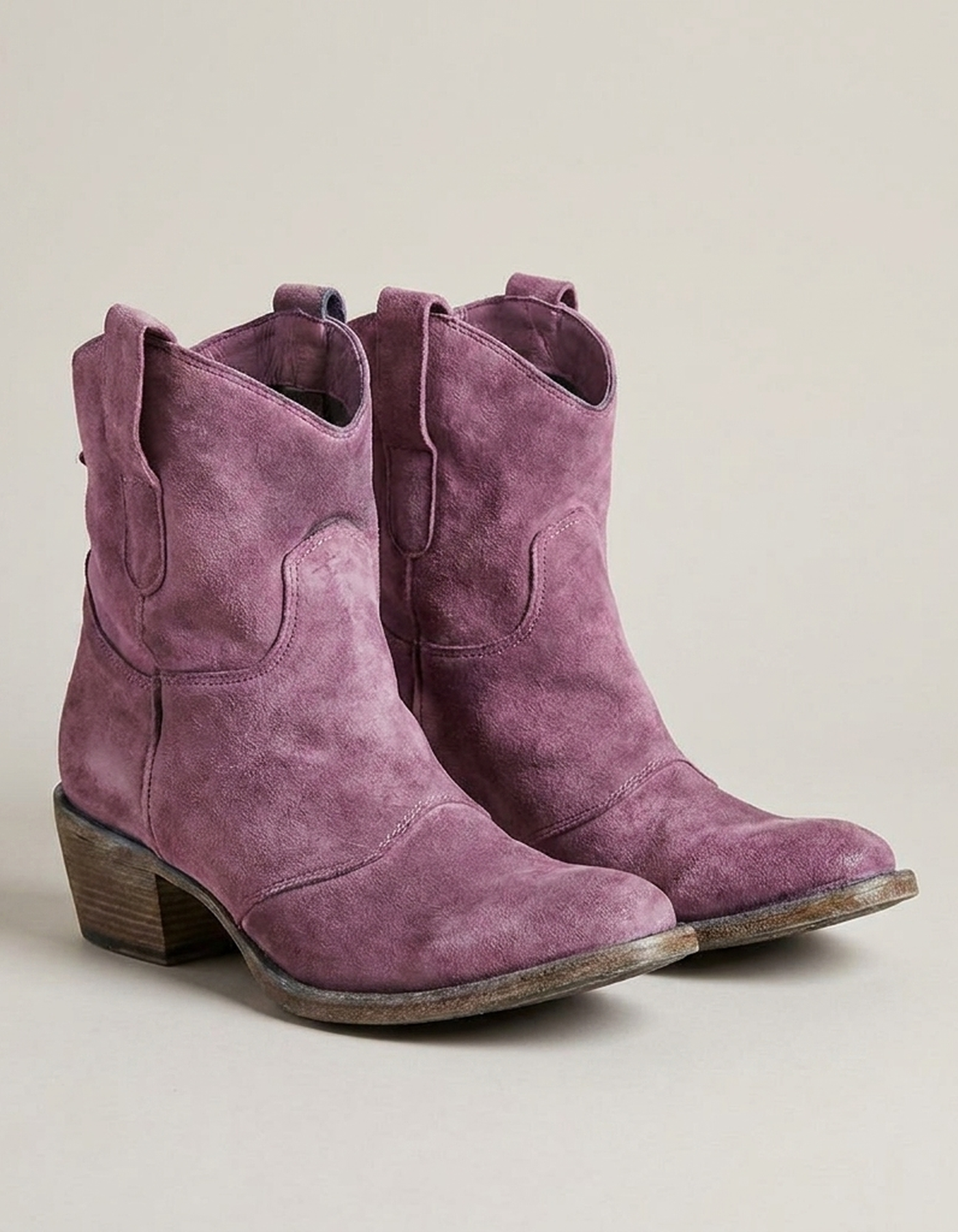 PLUXSTYLE::numise::alessia-western-ankle-boots::pack-purple