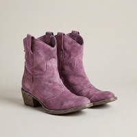 PLUXSTYLE::numise::alessia-western-ankle-boots::pack-purple