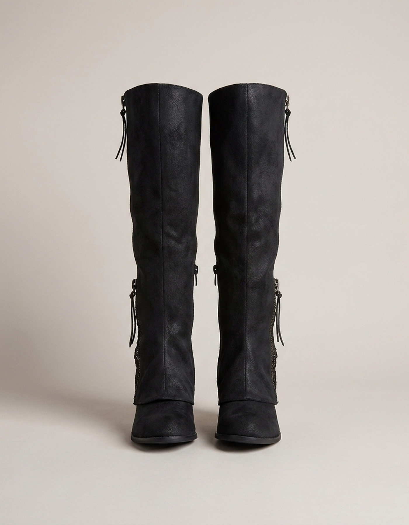 PLUXSTYLE::numise::moana-block-heel-knee-high-boots::pack-black