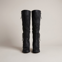 PLUXSTYLE::numise::moana-block-heel-knee-high-boots::pack-black
