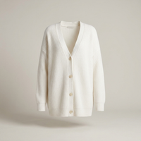 PLUXSTYLE::numise::ruby-oversized-longline-cardigan::pack-white