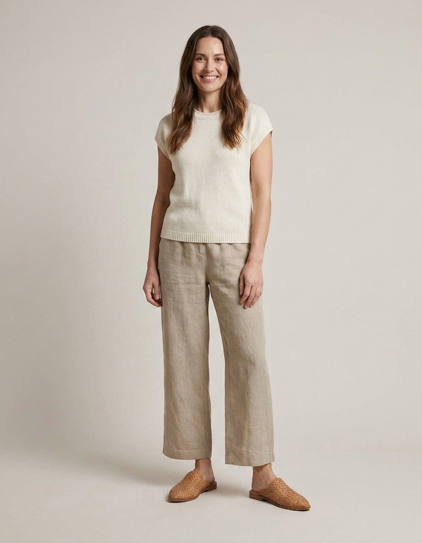 PLUXSTYLE::numise::womens-pointed-toe-woven-mules::zoom-out
