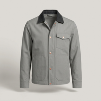 PLUXSTYLE::numise::mens-relaxed-button-down-parka::pack-grey