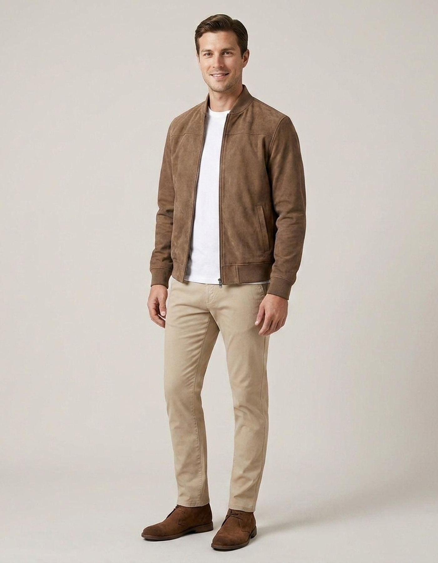 PLUXSTYLE::numise::modern-bomber-collar-parka::front