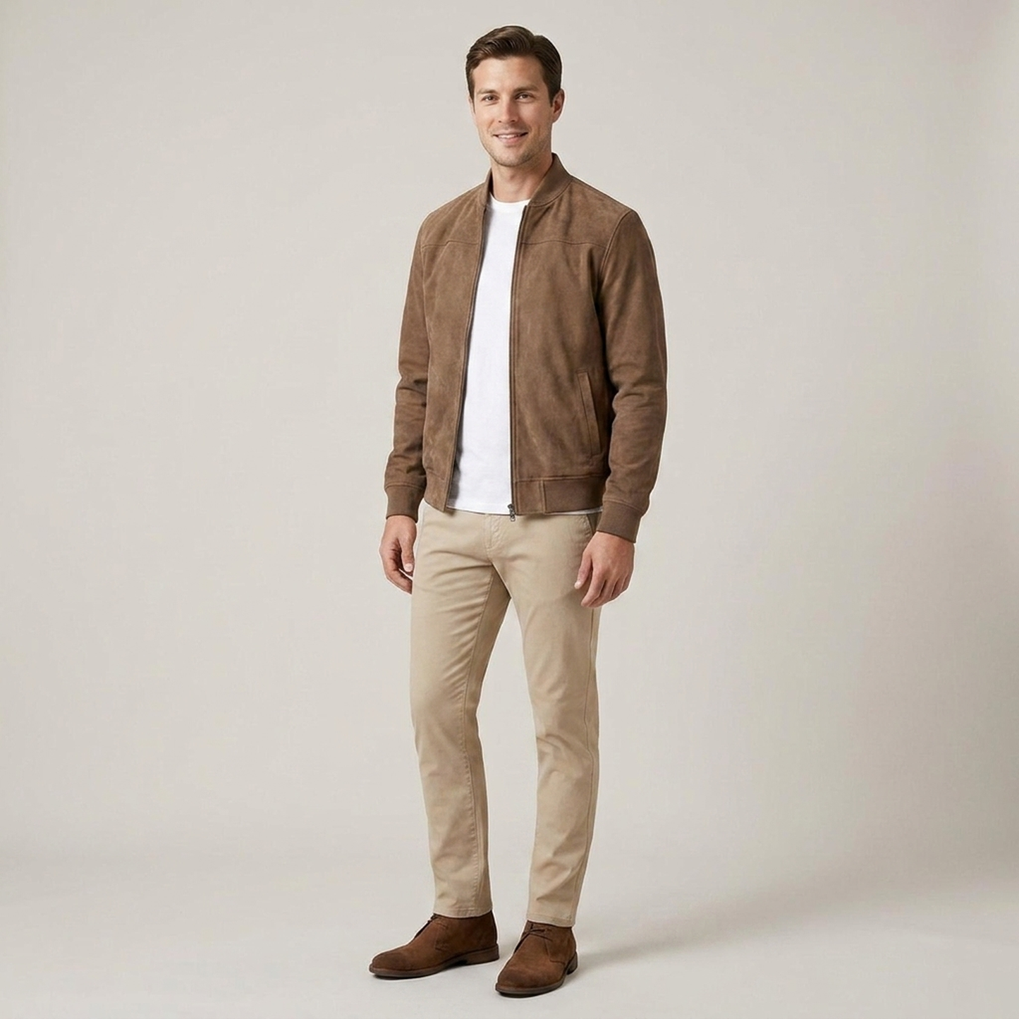 PLUXSTYLE::numise::modern-bomber-collar-parka::front
