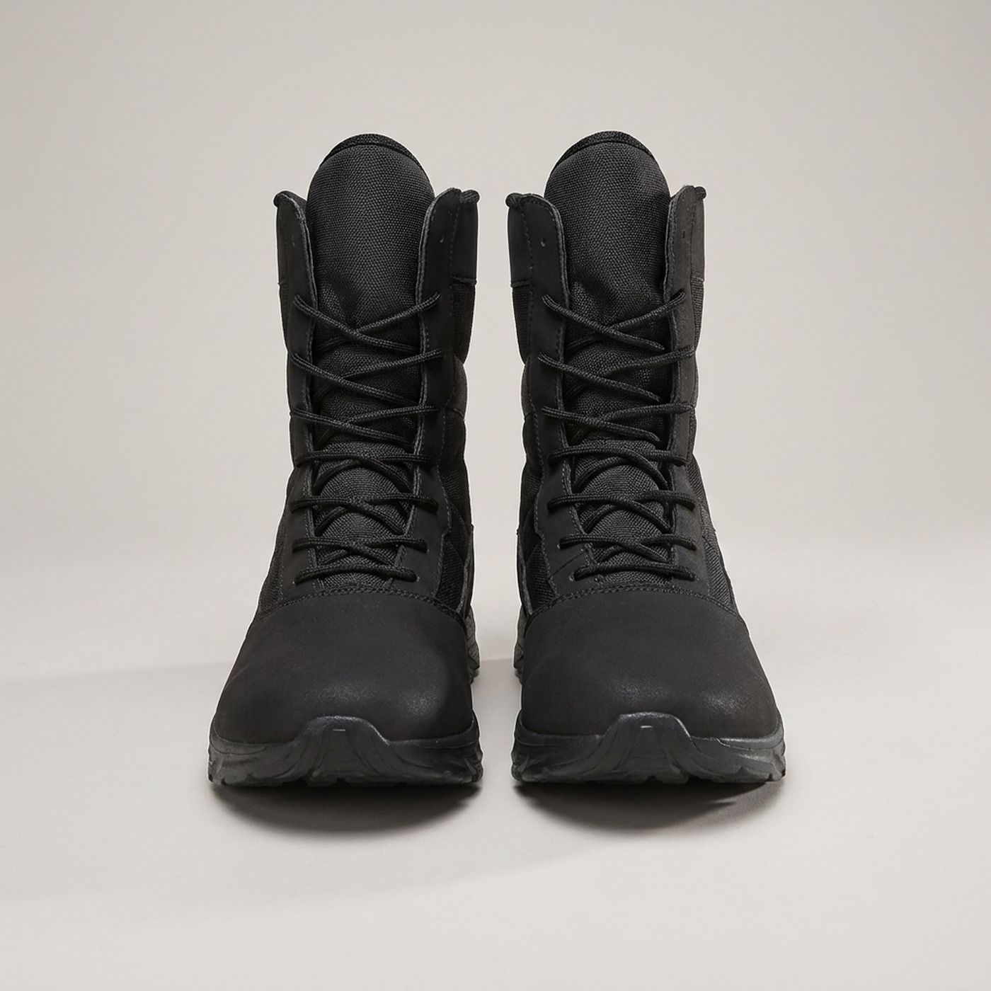 PLUXSTYLE::numise::mens-adjustable-fit-ankle-boots::pack-black