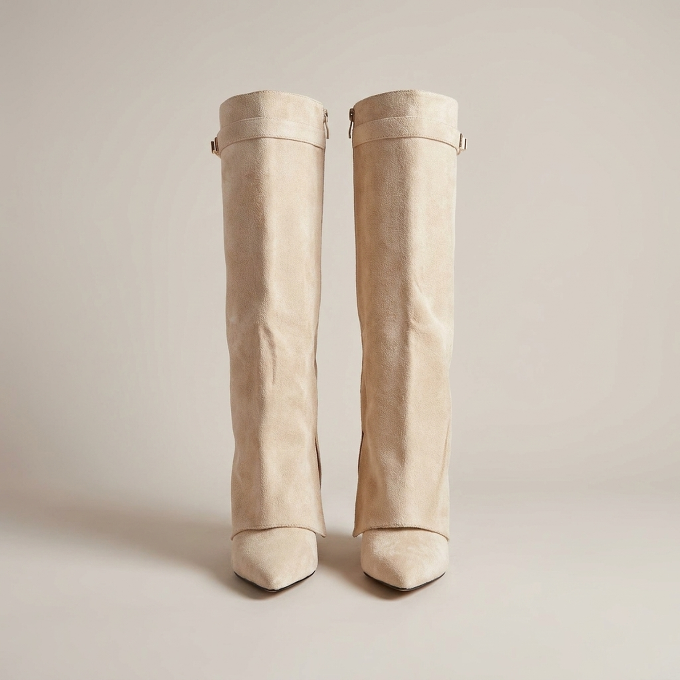 PLUXSTYLE::numise::pointed-toe-tall-boots::pack-beige