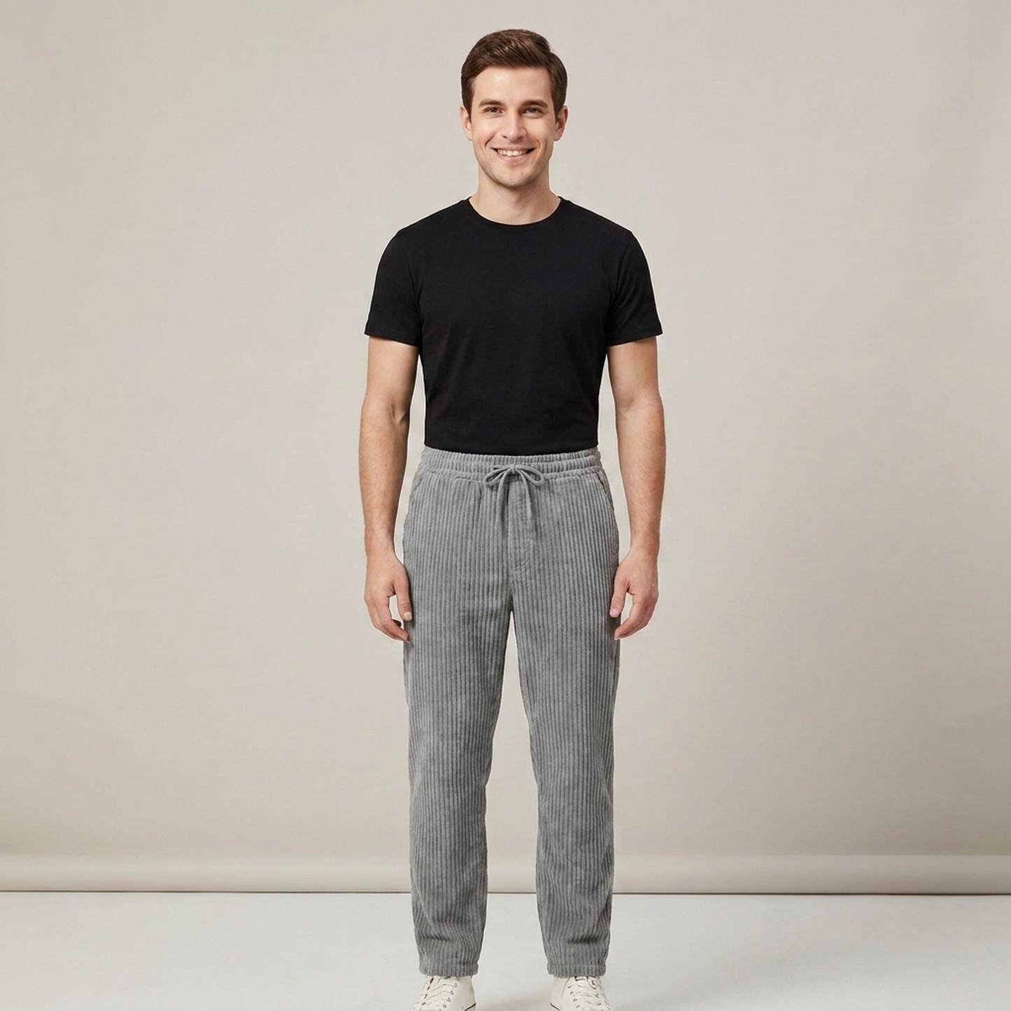 PLUXSTYLE::numise::mens-relaxed-fit-pants::front