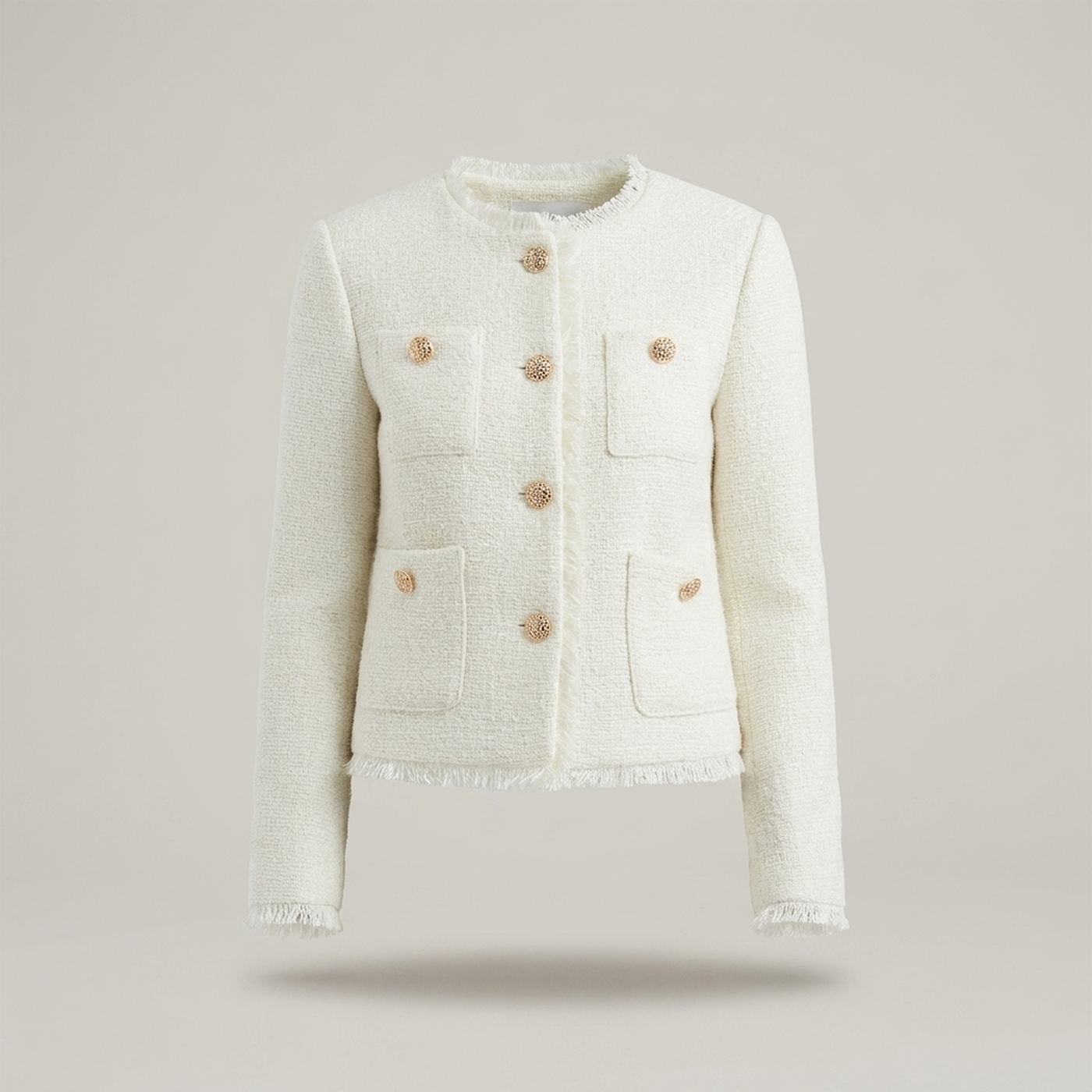 PLUXSTYLE::numise::colette-cropped-parka::pack-white