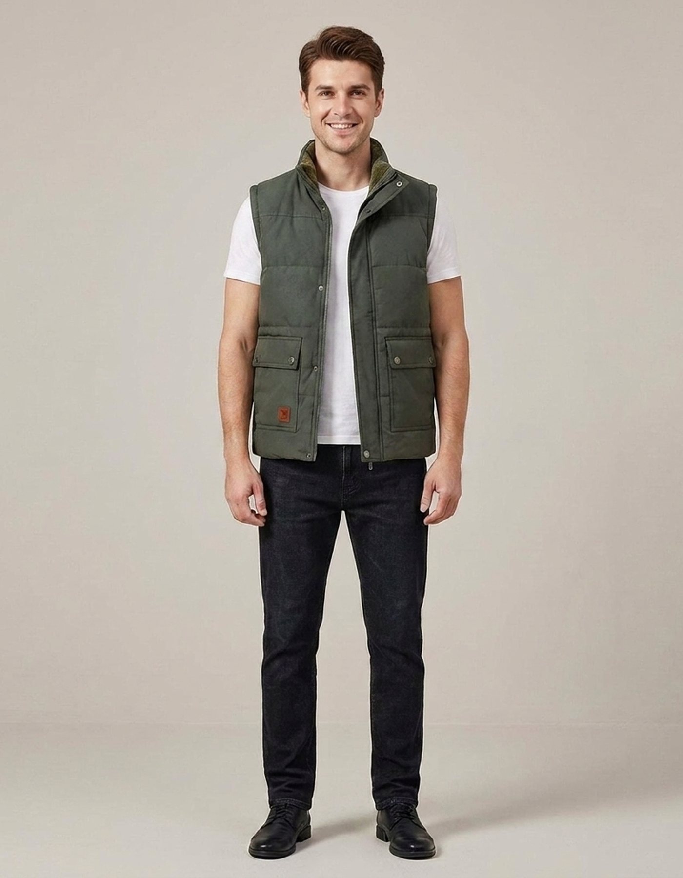 PLUXSTYLE::numise::mens-lightweight-everyday-vest::front
