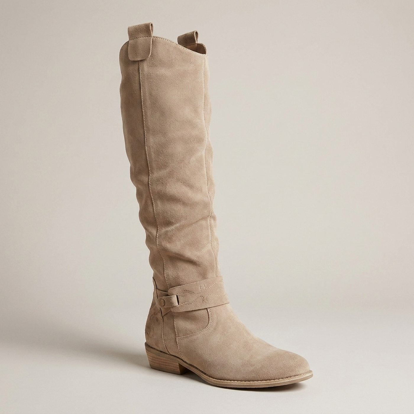 PLUXSTYLE::numise::wide-fit-knee-high-boots::closeup-hero